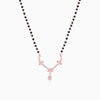 Rose Gold Harmony Drop Mangalsutra Necklace